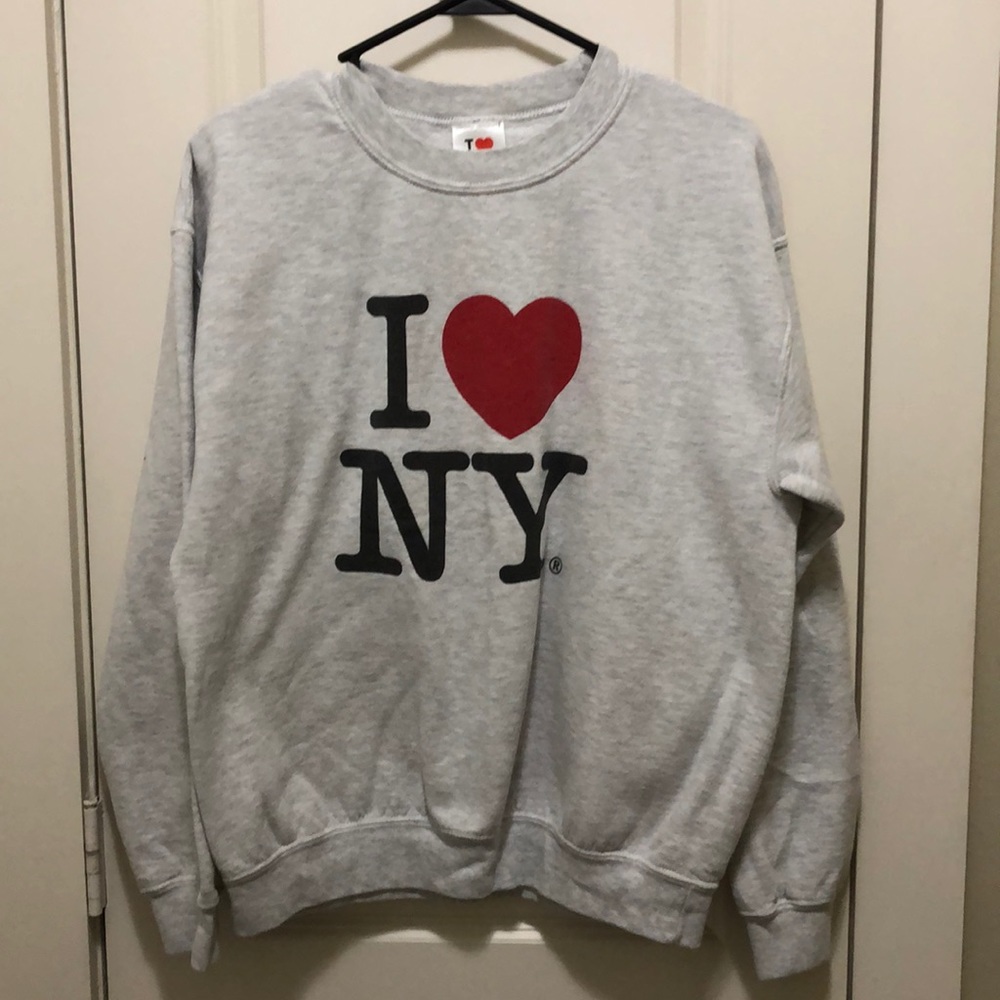 I love NY sweatshirt